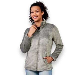 Free Country Size Small Loden (Gray) Outbound Heather Butter Pile® Fleece Jacket
